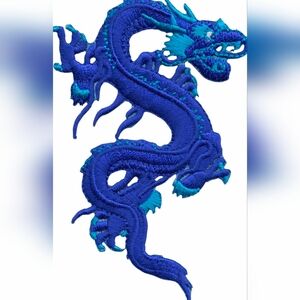 NWT Blue Dragon Patch For Denim Jeans And Jean Jackets